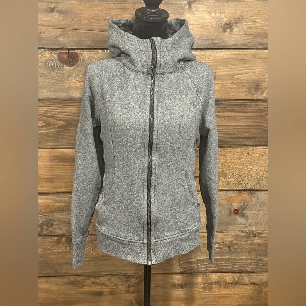 lululemon athletica Gray Zip-Up Hoodie